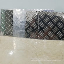 PVC film laminated aluminium diamond tread plate for anti-slippy platform